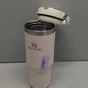 STANLEY IceFlow Flip Straw Tumbler with Handle 30 oz | Twist On Lid and Flip Up Straw | Leak Resistant Water Bottle | Insulated Stainless Steel |BPA-Free | Rose Quartz