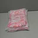 5 x Valentines Day Tablecloth Round 60 Inch,Pink Heart Table Cloth Water Resistant Washable Polyester Valentine's Day Table Cover for Kitchen Dining Table Party Decorations