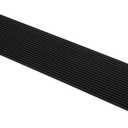 1.2'' Rise Solid Rubber Wheelchair Ramp,Threshold Ramp Used for Thresholds,Doorways and Bathroom (High:1.2 Inch(Pack of 1)) Black