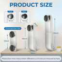 12"-19" Telescoping Dryer Vent Periscope Kit, Upgraded 304 Stainless Steel Adjustable Flat Vent for Tight Spaces, Universal 4" Fit with Aluminum Foil Tape Included