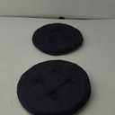 Klear Vu Omega Gripper Non-Slip Tufted Round Barstool Cushion for Dining Rooms, Cafes, Bars and Restaurants, 14 Blue, 2 Pack