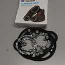 Yaktrax Diamond Grip - Full-Foot Traction on Ice, Snow, & Multi-Terrain Surfaces - Swiveling Diamond Bead Grip Points - Cold-Resistant Easy On/Off Elastic Upper Band