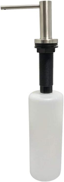 Kingston Brass SD8618 Elinvar Stainless Steel Nozzle Soap Dispenser, 17 oz, Brushed Nickel