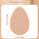 6 Pcs Flat Makeup Sponge, Beige Smooth Makeup Sponges Cushion Foundation Puff Make up Cushion Make up Applicator Sponge for Natural and Easy Soft Long-lasting and Beginner-friendly