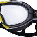 TYR Orion Swim Mask Adult Fit (One Size, Smoke/Black/Yellow)