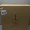 Treekee Chandelier Farmhouse Hanging Lighting, 4-Light Globe Orb Chandelier, Adjustable Modern Farmhouse Pendant Light Fixture for Dining Entryway Foyer, Brushed Nickel Finish