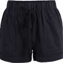 Acelitt Women Comfy Drawstring Casual Elastic Waist Pocketed Shorts,S-3XL (XL)