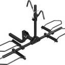 2 Bike Racks for Tow Hitch 180 lbs Capacity for Bikes, Electric eBikes, Fat Tire, Road Bikes and MTB, Tilting Folding E-Bike Rack for Car SUV Pickup Truck RV Camper - 2 inch Receiver