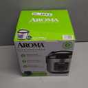 AROMA Digital Rice Cooker, 4-Cup (Uncooked) / 8-Cup (Cooked), Steamer, Grain Cooker, Multicooker, 2 Qt, Stainless Steel Exterior, ARC-914SBD