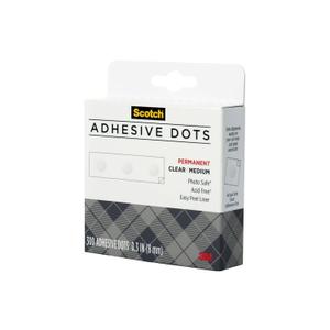 Scotch Permanent Adhesive Glue Dots - Pack of 300, 8mm - Glue spots for Crafts & Decorations