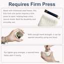 Wuflyover Kiss Lock Coin Purse Compact & Portable, Secure Closure, Available in S & M Sizes, Stylish Woven-Look Design (Black+Beige, M)