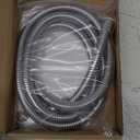 Kitchen 59-Inch or 150CM Pull Down Sink Faucet Replacement Pull Out Spray Head Hose Stainless Steel (Electroplating, 1.5 meters)