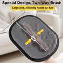 3 x Pet Hair Removal Glove - 2025 Upgraded Electrostatic Pet Hair Remover, Cat & Dog Hair Remover Tool for Couch, Furniture, Carpet, Car Seat, Clothing, Reusable Double Sided Cat Grooming Gloves (2pcs)