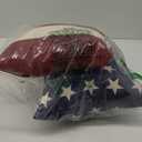 Fun Express 14" x 14" Patriotic Stars and Stripes Decorative Pillow Set, 2 Piece, American and Americana Decor, Great for Memorial Day, 4th of July, Veterans Day and Any Patriotic Event