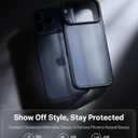 TORRAS Shockproof for iPhone 17 Pro Max Case with Camera Control Button, [12FT Military Grade Drop Protection] Enhanced Grip & Soft Touch Translucent Slim 17 Pro Max Case with 3 Colors Buttons, Black