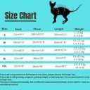 Sphynx Cat Clothes Cooling Shirt & Hat Summer Set, Breathable UPF Sun Protection for Devon Rex Sphynx Cats (S(2-3.5lbs))