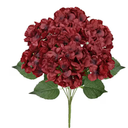 8pcs Blue Hydrangea Artificial Flowers 27.60" Large Realistic Single Long Stem Faux Silk Hydrangeas Bouquets Flower Arrangements Home Office Decor Wedding Centerpieces DIY