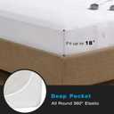 Beautyrest Heated Mattress Pad King - Electric Bed Warmer Cool to Touch, All Seasons Cover, 5 Heat Level, Auto Shut Off, Deep Pocket - Machine Wash Electric Mattress Pad, UL Certified, White, King
