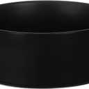 Welloyed 8'' Ceramic Dog Bowl - 70Oz, Heavy Duty, Non-Slip, Dishwasher Safe, Modern Style, Food Grade Stoneware Pet Bowl, Black