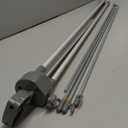 Amazon Basics Easel Display Stand, Instant Floor Poster, Lightweight, Collapsible and Portable with Tripod Base, Black Steel (supports 5 pounds)