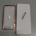 for iPhone 17 Pro Bumper Case Metal - No Back Design Compatible with MagSafe Aluminum Backless Edge Frame Fast Heat Dissipation Shockproof Slim Minimalist Protection Case for iPhone 17 Pro (Orange)