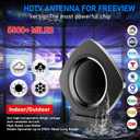 Strongest Indoor TV Antenna Up 5000+ Miles Range, 2026 Best Digital Antenna for Smart TV Outdoor, HDTV Antenna Local Channels with Amplifier Signal Booster 38ft Cable-Support 8K 4K 1080p