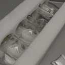 4Pack 24oz Glass Tumbler Cup with Bamboo Handle Lids and Straws, Mason Jars with Wide Mouth Iced Coffee Cup Reusable Drinking Glasses Travel Mug for Smoothie Beer Juice Tea