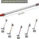 Replacement Wand Tube for Dyson Stick V15 V11 V10 V8 V7 Vacuum Parts, Extension Vacuum Replacement Parts, 28.7 In (Silver)
