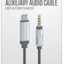 acoustix 6ft Braided Auxiliary Audio Cable