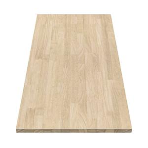 Bme Hevea Solid Wood Butcher Block Countertop, Unfinished Butcher Block Table Top for DIY Washer Dryer/Island/Kitchen Countertop, 3ft L x 25" W, 1.5in Thick