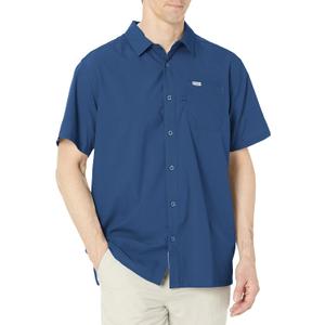 Columbia Mens PFG Slack Tide Camp Shirt (Blue, L)