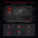 Redragon M913 Impact Elite Wireless Gaming Mouse, 16000 DPI Wired/Wireless RGB Mouse with 16 Programmable Buttons, 45 Hr Battery and Pro Optical Sensor, 12 Side Buttons MMO Mouse