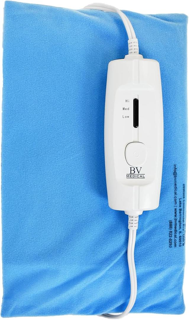 Heating Pad with Three Heat Settings W/No Auto Shut Off/12" X 24"