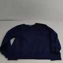 Zeagoo Womens Sweatshirt Long Sleeve Color Block Fleece Hoodies Fall Casual Crewneck Pullover Tunic Tops 2024 (Small, Navy)