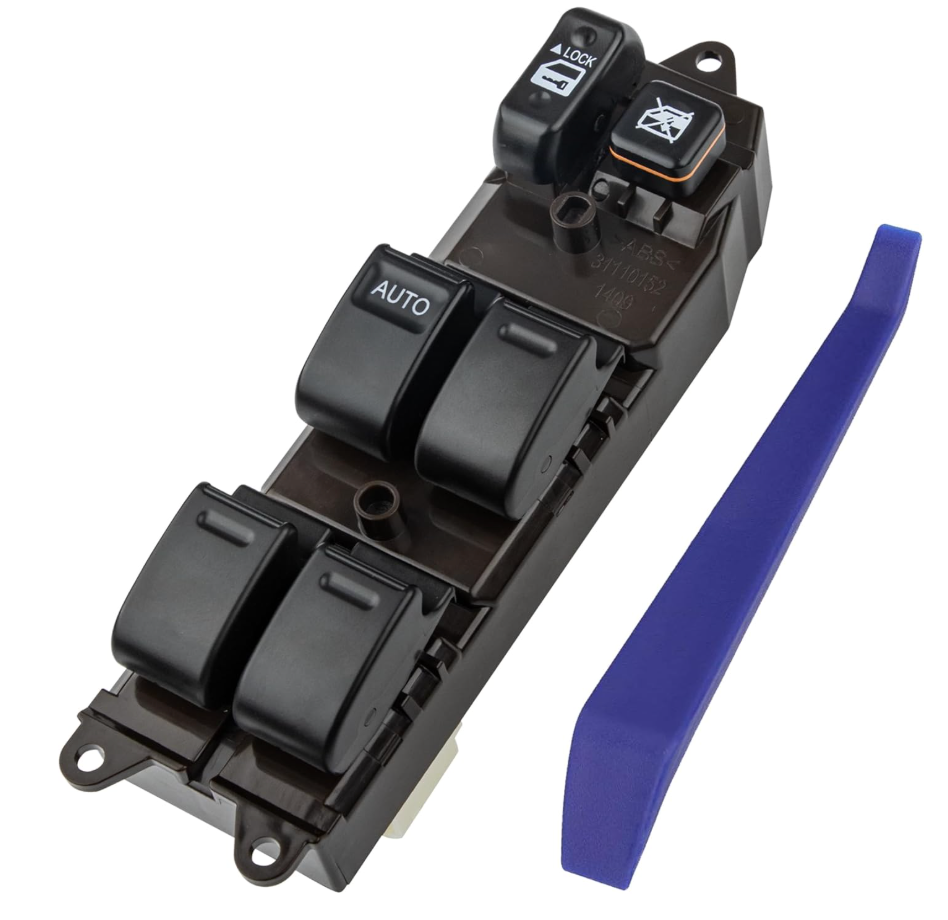 84820AA070 Driver Side Power Window Switch, Compatible with 2002-2006 Toyota Camry, 2003-2008 Corolla/Matrix, 2004-2009 Sienna, 2005-2007 Tacoma, 2004-2006 Scion xA/xB, Replace 84820AA050, 14 Pins