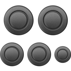 Gas Stove Burner Caps W10832694 for Whirlpool Stove, Cooktop Surface Burner Cap Set of 5, Replacement W10597133 AP5988633 PS11727796 4363154
