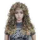 Aimole Synthetic Heat Resistant Hair Long Curly Wigs Cosplay Women Wig(6T24B)