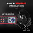 2-in-2-out USB Audio Interface, 32-Bit/384kHz DSP, 48V Phantom Power, Real-Time Monitoring, Red (NMX02)