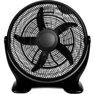 Simple Deluxe 14 Inch 3-Speed Plastic Floor Fans Quiet for Home Commercial, Residential, and Greenhouse Use, Outdoor/Indoor, Black