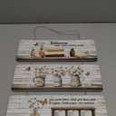 Pigort Rustic Bathroom Wall Decor Wooden Soak Relax Unwind Breathe Plaque Wall Arts Decorations Cutout Farmhouse Sign for Toilet Dressing Room Laundry Room (Brown)