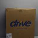 HOMLAND 3-in-1 Bedside Commode with Sturdy Dual-Crossbar Support Construction, Stable Commode Toilet with 7.5Qt Bucket, 350 Lbs Bedside Commodes for Seniors, Silver