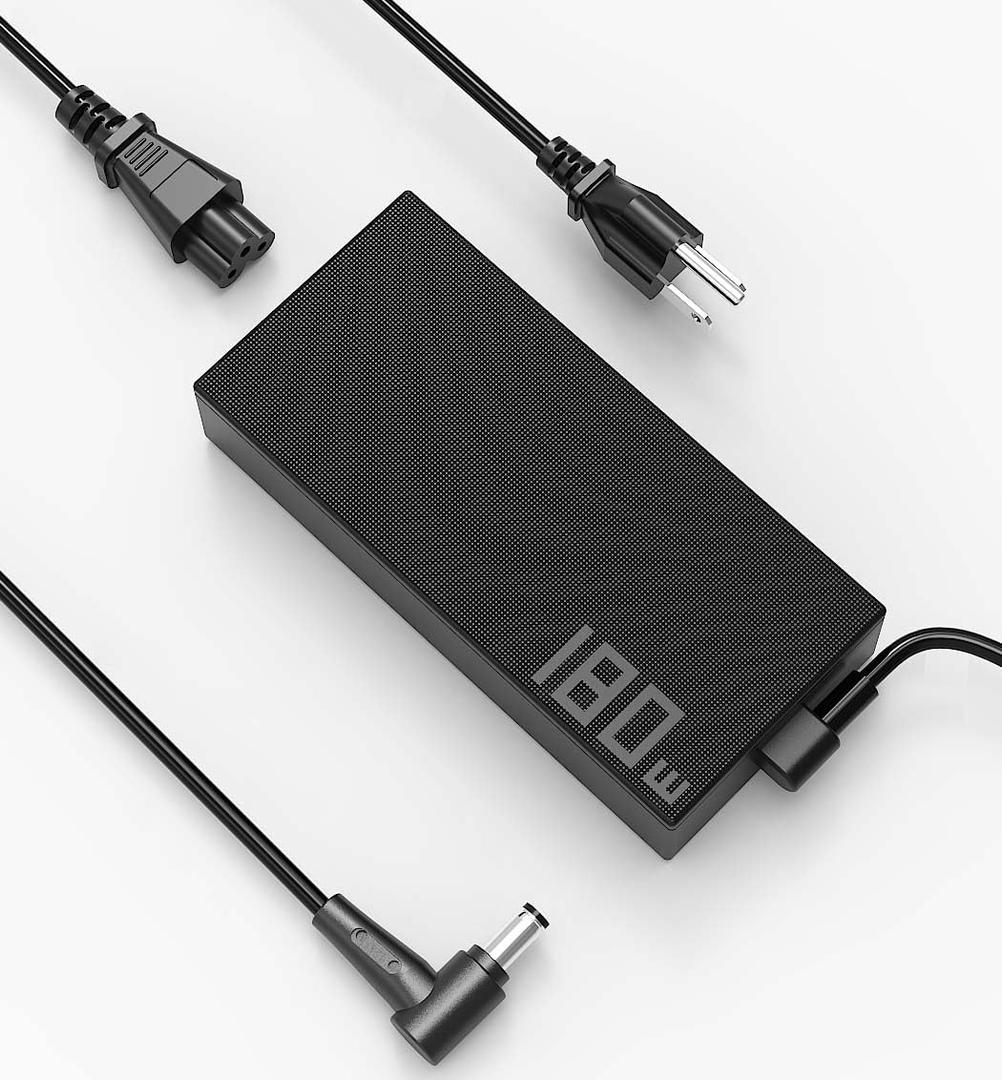 180W 20V 9A AC Charger Compatible with Asus ADP-180TB H ROG Zephyrus G14 G15 GA401 GA502 A15 A17 TUF Gaming F15 F17 FX505 FX506 FX505D FX505G FX506L FX505DD FX505DT Laptop Charger Adapter