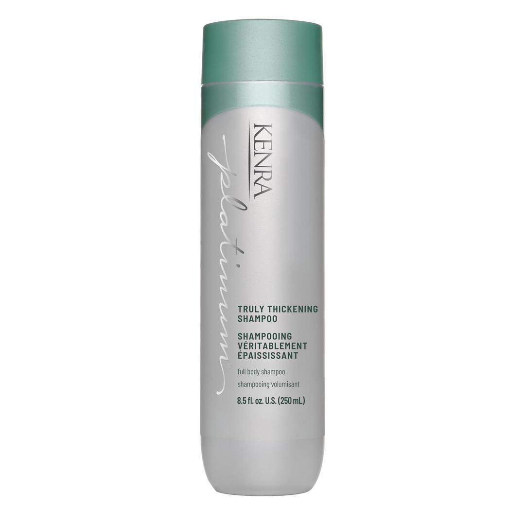 Kenra Platinum Truly Thickening Shampoo | Volumizing + Fuller-Looking Hair | Adds Body | Lightweight | for Fine & Thin Hair | Sulfate Free | Color Safe