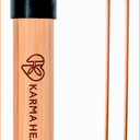 Sturdy Yoga Stick Made from Natural Bamboo - Stretching Stick for All Fitness Levels - Stretch Stick for Mobility, Balance and Flexibility with Non-Slip Rubber Ends (2 Pack)