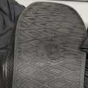 Black Waterproof Rain Boot Shoe Cover with Reflector (1 Pair) (Medium)