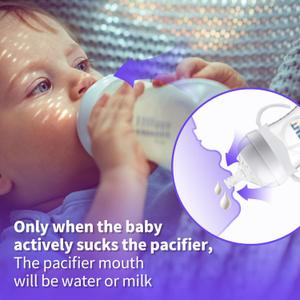 Straw Cup Soft Conversion Kit for Philips Avent Natural Baby Bottle, Toddler Transition Kit with Silicone Straw Top Nipple, Weighted Straw, Bottle Handle, Spill-Proof, BPA-Free, 3-Pack