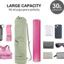 sportsnew Yoga Mat Bag with Water Bottle Pocket and Bottom Wet Pocket, Exercise Yoga Mat Carrier Multi-Functional Storage Bag, Patent pending