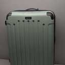 Kenneth Cole REACTION Renegade Luggage Expandable 8-Wheel Spinner Lightweight Hardside Suitcase, Seafoam, 28-Inch Checked