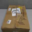 Metal Raised Dog Bowl, 10" Tall Elevate Dog Feeder Stand with 2 Stainless Steel 42oz Bowls & 16x24 Non-Slip Mat  Stronger Dogs Food & Water Bowl Stand (Black)