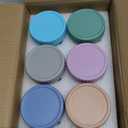 6 Pack Glass Baby Food Storage Containers - 4 Oz Baby Food Jars with Lids Baby Food Maker Microwave Dishwasher Freezer Safe 100% Leak Proof BPA Free Reusable